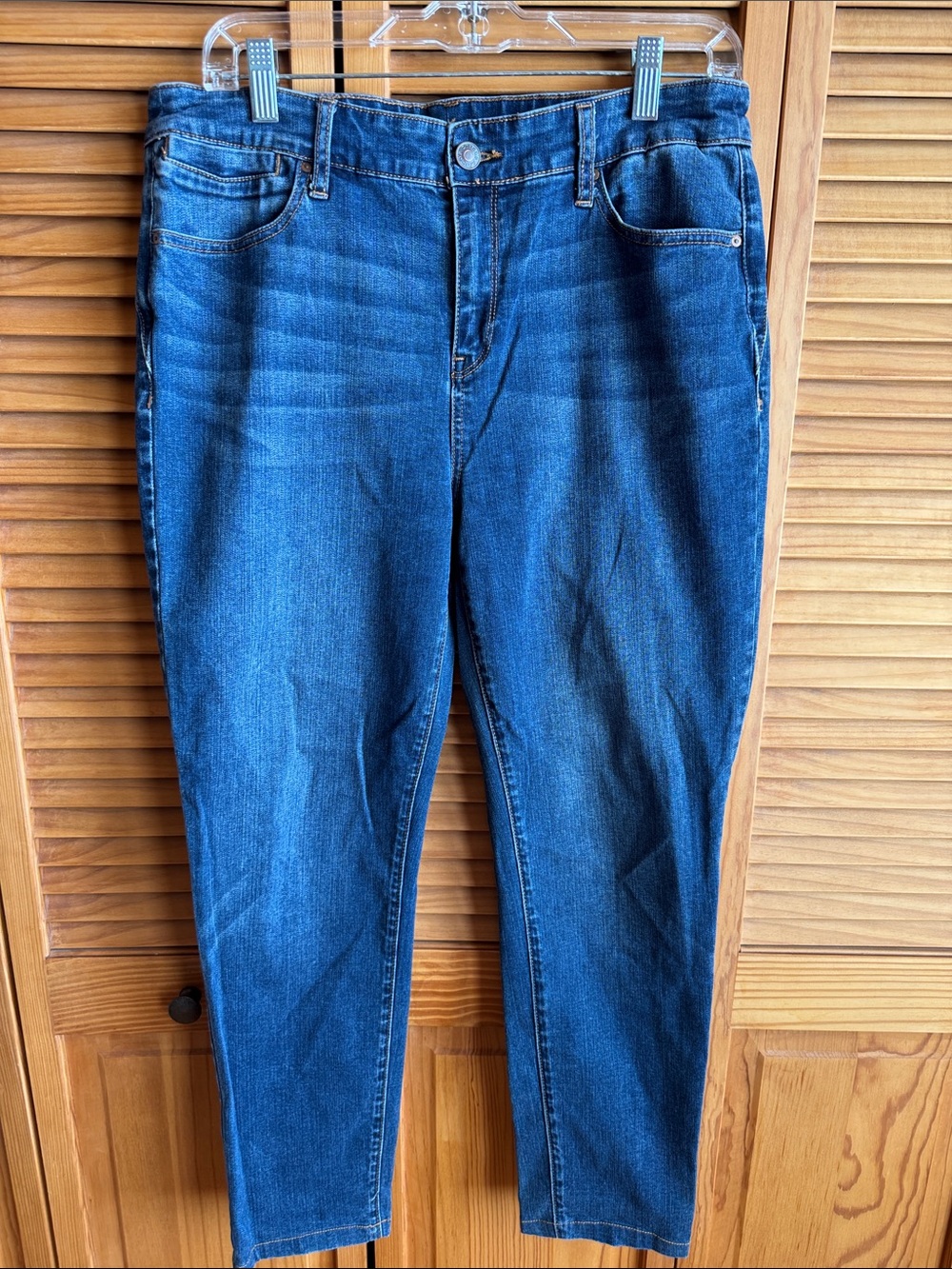 Chico’s Women’s Dark Blue Stretch Denim Jeans